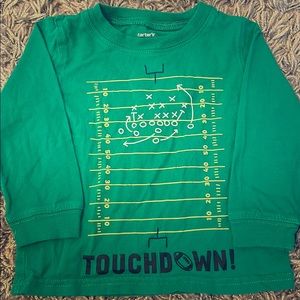 Carter’s long sleeve Football graphic Tee